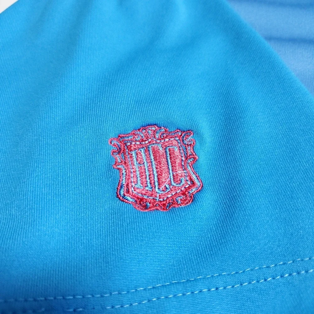 NIKE GOLF DRI-FIT TOUR PERFORMANCE Mens Medium Striped Polo Shirt Pocket